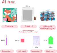 Facile pour les enfants Diamond Painting Kits Avec Cadre DP8065