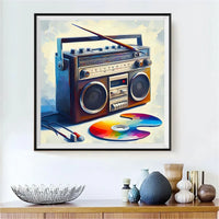 Musique 5D Diy Kit Broderie Diamant Diamond Painting FL7802