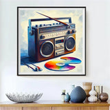 Musique 5D Diy Kit Broderie Diamant Diamond Painting FL7802