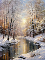 Nature 5D Diy Kits Broderie Diamant Diamond Painting FL4552