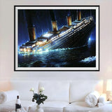 Bateau 5D Diy Kit Broderie Diamant Diamond Painting FL4587