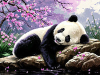 Panda 5D Diy Kit Broderie Diamant Diamond Painting FL2416