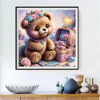 Ours - 5D Kit Broderie Diamants Diamond Painting FL3238