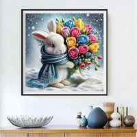 Lapin 5d Diy Kits Broderie Diamant Diamond Painting FL3291