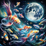 Poisson 5D Kit Broderie Diamant Diamond Painting FL3334