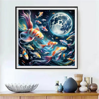 Poisson 5D Kit Broderie Diamant Diamond Painting FL3334