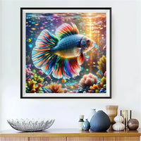 Poisson 5D Kit Broderie Diamant Diamond Painting FL4227