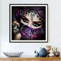 Portrait 5D Diy Kit Broderie Diamant Diamond Painting VM8393