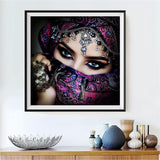 Portrait 5D Diy Kit Broderie Diamant Diamond Painting VM8393