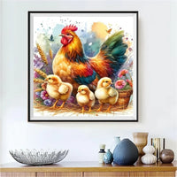 Poulet 5d Diy Kit Broderie Diamant Diamond Painting FL5453