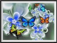 Papillon 5d Diy Kits Broderie Diamant Diamond Painting DS111280553