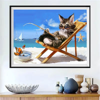 Chat 5d Diy Kits Broderie Diamant Diamond Painting DS86873601