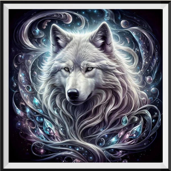 Loup 5d Diy Kits Broderie Diamant Diamond Painting FL2007
