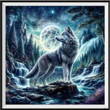 Loup 5d Diy Kits Broderie Diamant Diamond Painting FL2008