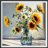 Tournesol - 5D Kit Broderie Diamant Diamond Painting FL2020
