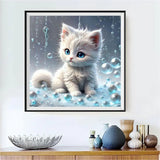 Chat - 5d Diy Kits Broderie Diamant Diamond Painting FL2025