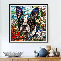 Chien - 5D Kit Broderie Diamant Diamond Painting FL2027