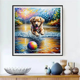 Chien - 5D Kit Broderie Diamant Diamond Painting FL2028