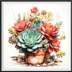 Cactus - 5D Kit Broderie Diamant Diamond Painting FL2036