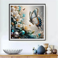 Papillon - 5D Diy Kit Broderie Diamant Diamond Painting FL2056