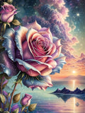 Roses - 5D Kit Broderie Diamants Diamond Painting FL2162