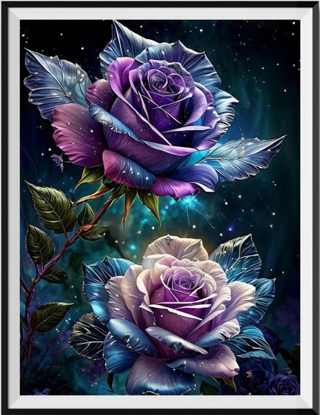 Roses - 5D Kit Broderie Diamants Diamond Painting FL2163