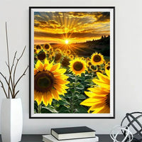 Tournesol - 5D Kit Broderie Diamants Diamond Painting FL2168