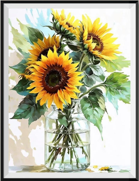 Tournesol - 5D Kit Broderie Diamants Diamond Painting FL2170