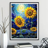 Tournesol - 5D Kit Broderie Diamants Diamond Painting FL2171