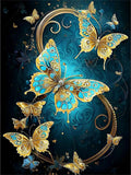 Papillon - 5D Diy Kit Broderie Diamant Diamond Painting FL2225