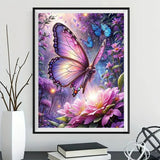 Papillon - 5D Diy Kit Broderie Diamant Diamond Painting FL2228