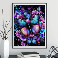 Papillon - 5D Diy Kit Broderie Diamant Diamond Painting FL2241