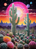 Cactus - 5D Kit Broderie Diamants Diamond Painting FL2359