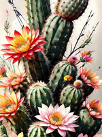 Cactus - 5D Kit Broderie Diamants Diamond Painting FL2361