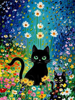 Chat 5d Diy Kits Broderie Diamant Diamond Painting FL2373