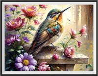 Oiseau - 5d Diy Kits Broderie Diamant Diamond Painting FL2390