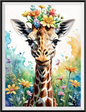 Girafe - 5d Diy Kits Broderie Diamant Diamond Painting FL2415