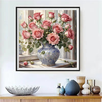 Roses - 5D Kit Broderie Diamant Diamond Painting FL3008