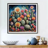 Cactus - 5D Kit Broderie Diamant Diamond Painting FL3021