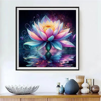 Lotus - 5D Kit Broderie Diamant Diamond Painting FL3024