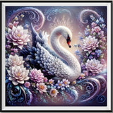 Cygne - 5d Diy Kits Broderie Diamant Diamond Painting FL3045