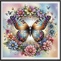 Papillon - 5D Diy Kit Broderie Diamant Diamond Painting FL3058