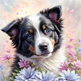 Chien - 5D Kit Broderie Diamant Diamond Painting FL3134