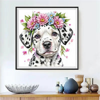 Chien - 5D Kit Broderie Diamant Diamond Painting FL3135