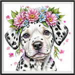 Chien - 5D Kit Broderie Diamant Diamond Painting FL3135