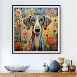 Chien - 5D Kit Broderie Diamant Diamond Painting FL3143