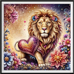 Lion - 5d Diy Kits Broderie Diamant Diamond Painting FL3171