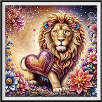 Lion - 5d Diy Kits Broderie Diamant Diamond Painting FL3171