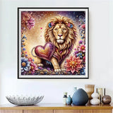 Lion - 5d Diy Kits Broderie Diamant Diamond Painting FL3171