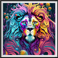 Lion - 5d Diy Kits Broderie Diamant Diamond Painting FL3174